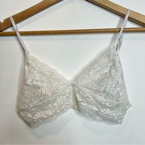 Anemone White Lace Bralette Bra